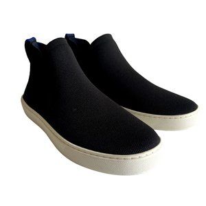 Rothy's The Chelsea Size 10 Slip On Black High Top Sneakers